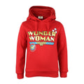 Red - Lifestyle - Wonder Woman Childrens Girls Logo Hoodie