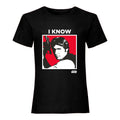 Black - Front - Star Wars Womens-Ladies I Know Han Solo Boyfriend T-Shirt