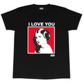 Black - Side - Star Wars Mens I Love You Princess Leia T-Shirt