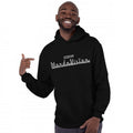 Black - Side - WandaVision Mens Logo Pullover Hoodie