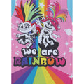 Multicoloured - Back - Trolls Girls We Are Rainbow Poppy Pyjama Set