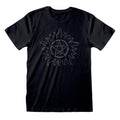 Black - Front - Supernatural Mens Symbol T-Shirt