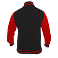 Red-Black - Back - The Boys Mens Supes Graffiti Varsity Jacket