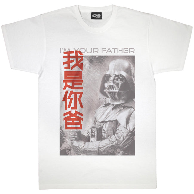 White - Front - Star Wars Womens-Ladies I´m Your Father Darth Vader Boyfriend T-Shirt