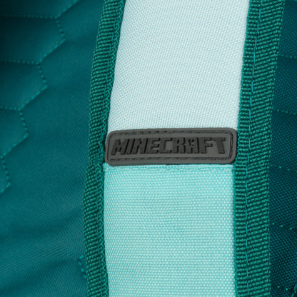 Blue - Pack Shot - Minecraft Official Childrens - Kids Diamond Armour Large School Backpack
