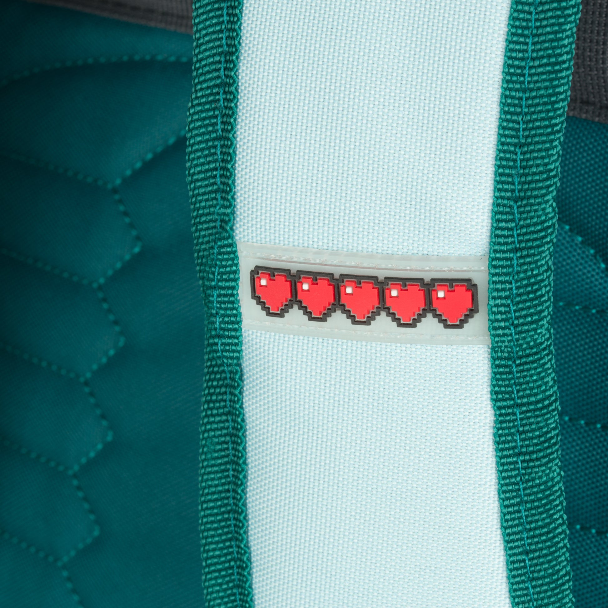 Blue - Close up - Minecraft Official Childrens - Kids Diamond Armour Large School Backpack