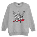 Heather Grey - Front - WWE Girls Camo Logo Sweatshirt