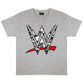 Heather Grey - Front - WWE Girls Camo Logo T-Shirt