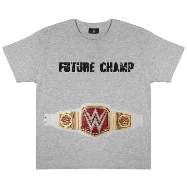 Heather Grey - Front - WWE Girls Future Champ T-Shirt
