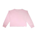 Pale Pink - Back - Peanuts Womens-Ladies Lovin Life Snoopy Crop Sweatshirt