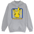 Heather Grey - Front - Pokemon Womens-Ladies Pikachu Running Boyfriend Hoodie