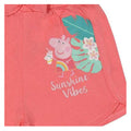 White-Pink - Back - Peppa Pig Girls Sunshine Vibes Shorts (Pack of 2)