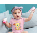 Pale Pink - Back - Looney Tunes Girls Tweety Pie Babygrow