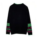 Black-Green-Pink - Back - WWE Mens Ultimate Warrior Knitted Jumper