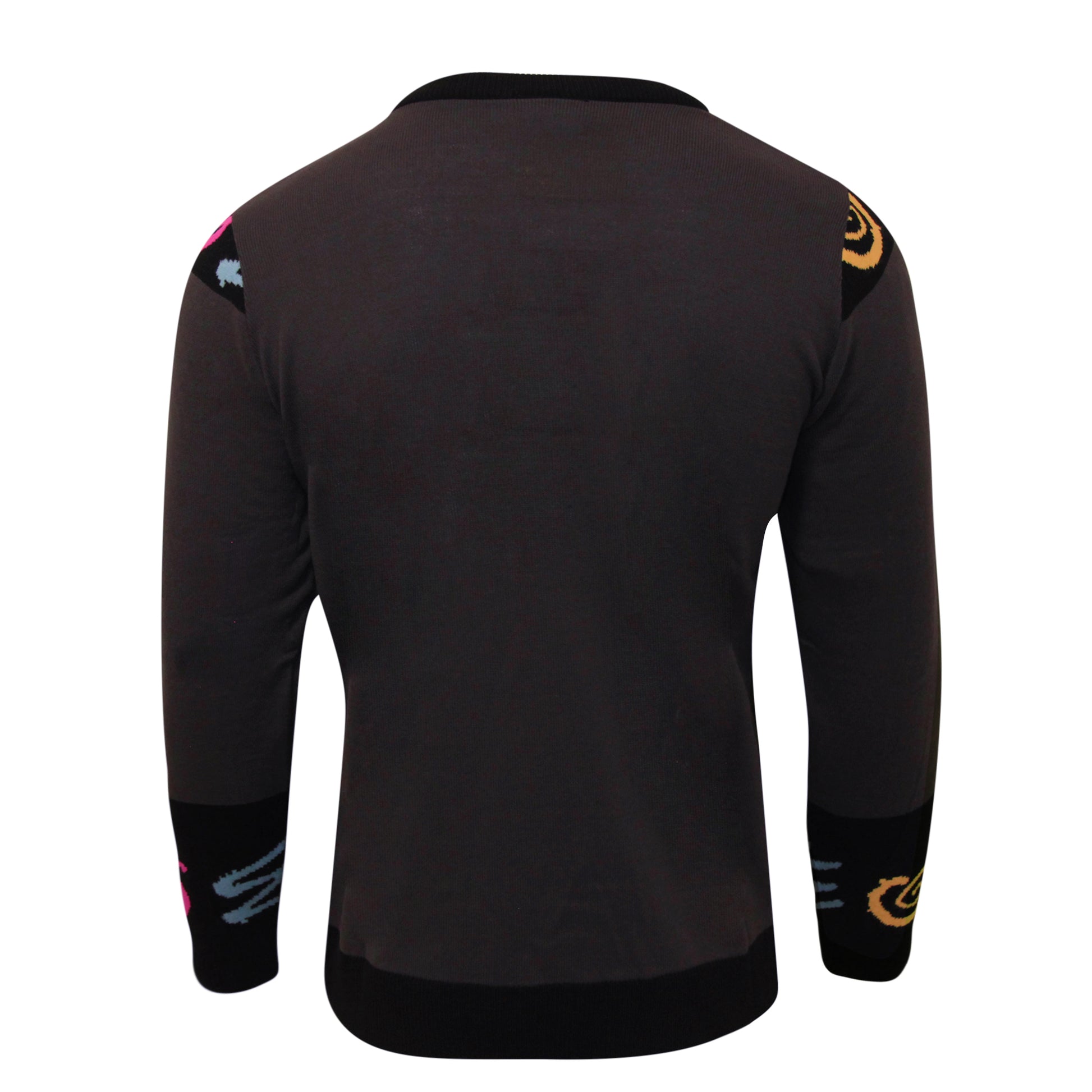 Black-Grey-Pink - Back - WWE Mens Macho Man Randy Savage Knitted Jumper