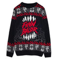 Black-Red-Grey - Front - WWE Mens The Demon Finn Balor Knitted Jumper