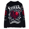 Black-Red-White - Front - WWE Mens Shawn Michaels The Heartbreak Kid Knitted Jumper