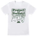 White-Green - Front - Star Wars Mens Protect Our Forests Ewok T-Shirt