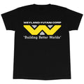 Black - Front - Alien Mens Building Better Worlds T-Shirt