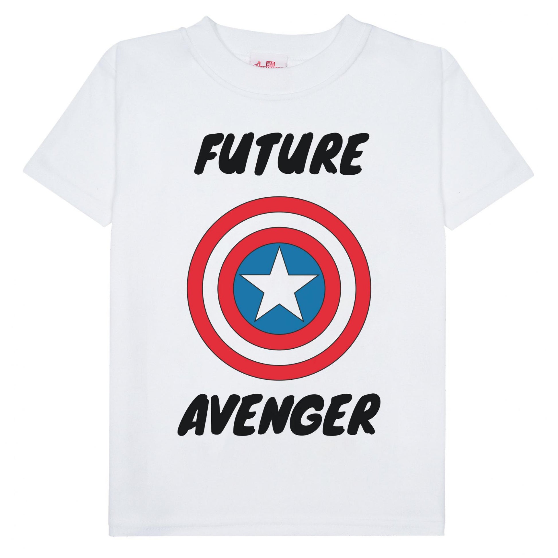 White - Side - Avengers Assemble Girls Future Avenger T-Shirt