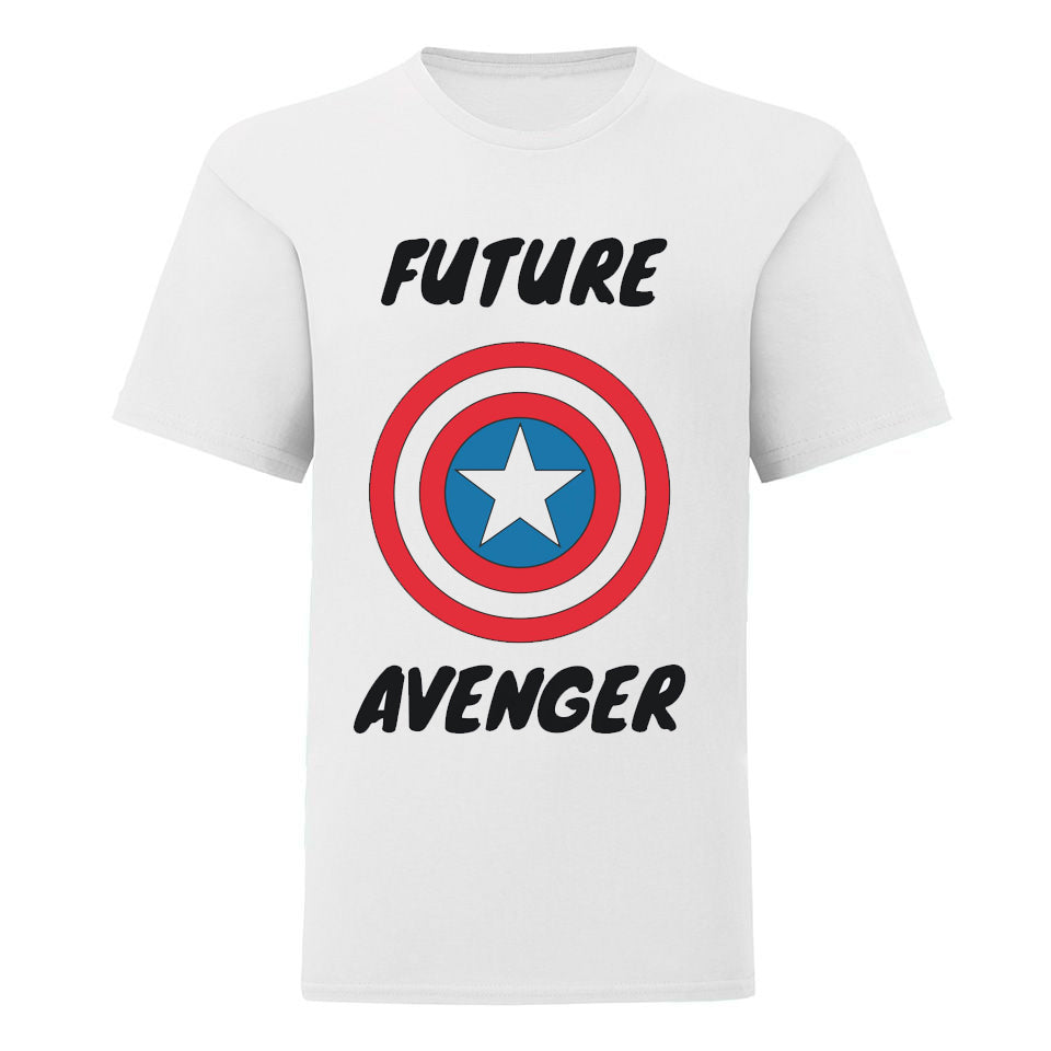 White - Front - Avengers Assemble Girls Future Avenger T-Shirt