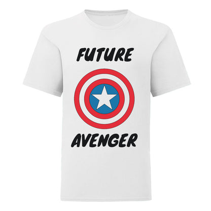 White - Front - Avengers Assemble Girls Future Avenger T-Shirt