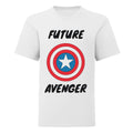 White - Front - Avengers Assemble Girls Future Avenger T-Shirt