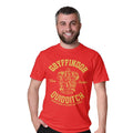 Red - Side - Harry Potter Mens Gryffindor Quidditch T-Shirt