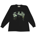 Black - Lifestyle - Batman Girls Camo Logo Long-Sleeved T-Shirt