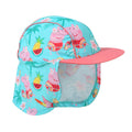 Sky Blue-Pink - Front - Peppa Pig Girls Tropical Sun Hat