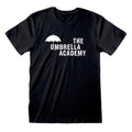Black - Front - The Umbrella Academy Mens Logo T-Shirt