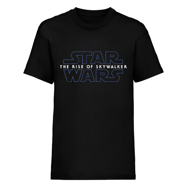 Black - Front - Star Wars: The Rise of Skywalker Mens Logo T-Shirt