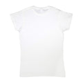 White - Back - Animal Crossing Womens-Ladies 3D Logo Fitted T-Shirt