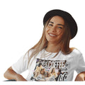 White - Back - Friends Womens-Ladies Coffee Is Life Boyfriend T-Shirt