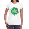 White - Back - Animal Crossing Womens-Ladies Logo Fitted T-Shirt