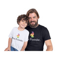 White - Back - Free Fortnite Mens Rainbow Llama T-Shirt