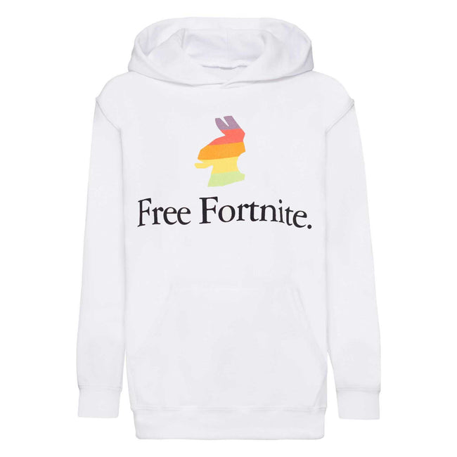 Free Fortnite Boys Rainbow Llama Pullover Hoodie Discounts on great Brands
