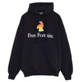 Black - Front - Free Fortnite Womens-Ladies Rainbow Llama Boyfriend Pullover Hoodie