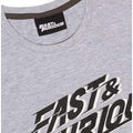 Black-Charcoal - Side - Fast & Furious Mens Logo Pyjama Set