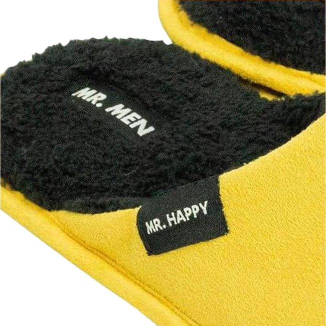Yellow - Lifestyle - Mr Men Mens Mr Happy Slippers