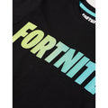 Black-Teal - Pack Shot - Fortnite Boys Gradient Logo Short Pyjama Set