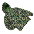 Green - Side - Minecraft Boys Camo Logo AOP Puffer Jacket