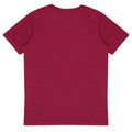 Burgundy - Back - Wonder Woman Womens-Ladies 1984 Logo Boyfriend T-Shirt