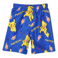 Blue-Yellow - Front - Pokemon Boys Pikachu AOP Swim Shorts