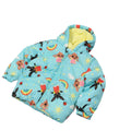 Blue-Multicoloured - Back - Bing Girls Characters Puffer Jacket