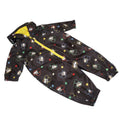 Black - Back - Disney Girls Mickey Mouse Face Rain Suit