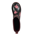 Burgundy-Black - Lifestyle - Piggy Girls Wellington Boots