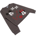Charcoal - Back - Mickey Mouse Girls Love Crop Sweatshirt