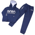 Blue-White - Side - NASA Childrens-Kids Space Administration Hoodie And Joggers Set