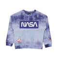 Blue-White - Front - NASA Girls Tie Dye Hoodie And Joggers Set